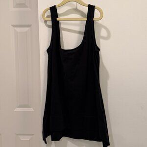 Natori | Black Scoop Neck Swing Tank Camisole Top | XS EUC